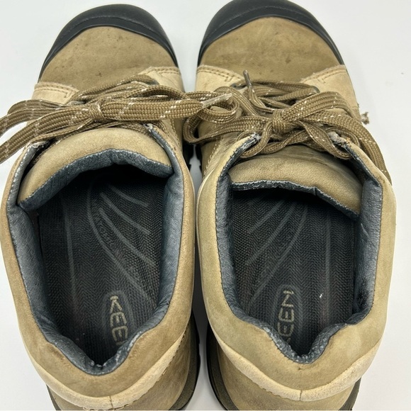 Keen Brown Leather Casual Lace Up Walking Hiking Sneakers Size 9.5 (EU Size 40) - Picture 12 of 16